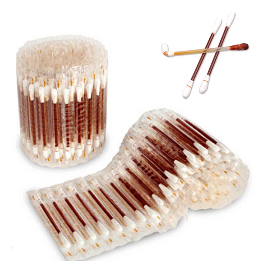 

30pcs/pack piece Disposable iodine cotton stick iodine disinfected cotton swab climbing aid first aid kit supplies