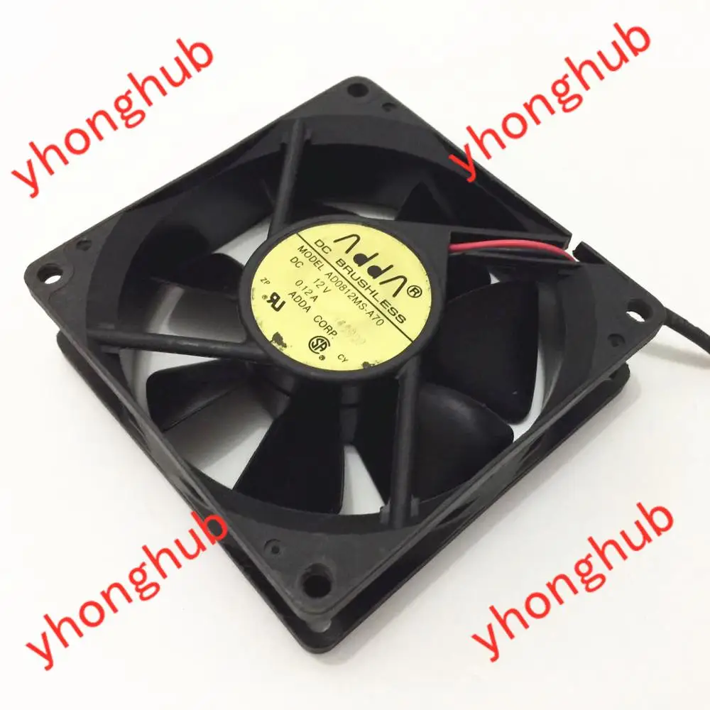 

ADDA AD0812MS-A70 DC 12V 0.12A 80x80x25mm 2-wire Server Cooling Fan