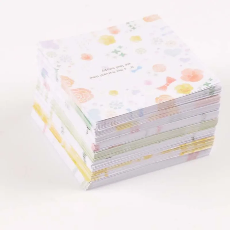 6.3cm 60 Sheets DIY Kids Folded Craft Paper Square Floral Origami Paper Handmade Folding Paper Scrapbooking Decorative Craft