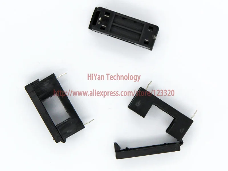 (100pcs/lot) 5*20MM Fuseholder BLX-A 5x20MM Fuse Holder With Cover Black Housing