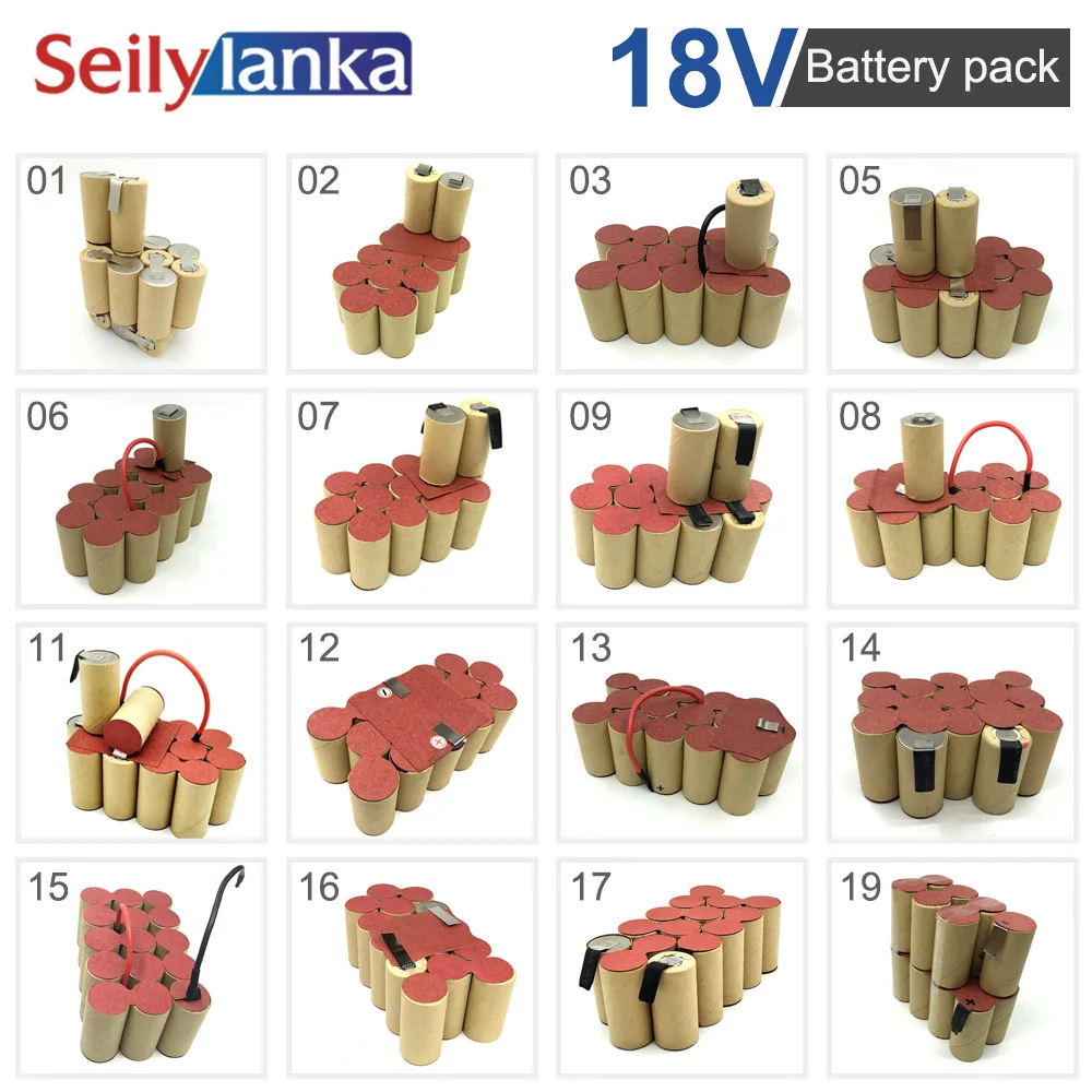 

z (customization) 18V battery pack SC Ni MH tool battery electric drill vacuum cleaner according to the sample custom welding