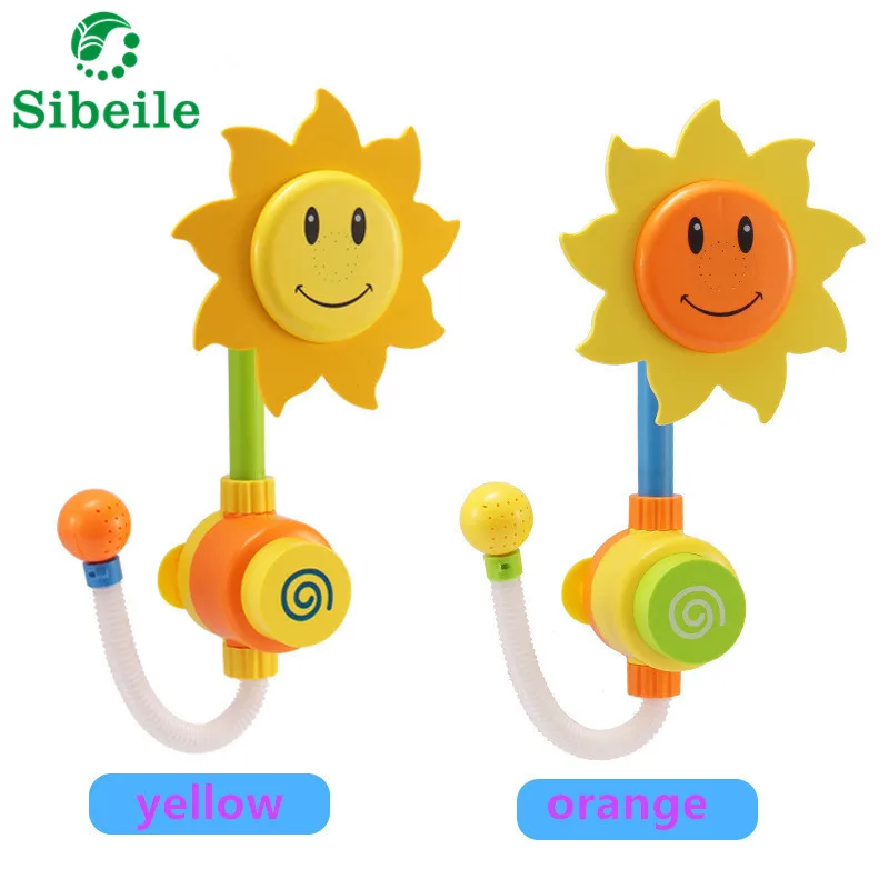 SBLE Lovely Cartoon Shower Colorful Children Show Heads ABS Animal Hand Shower Child Shower Bath Toy Baby Shower High Quality