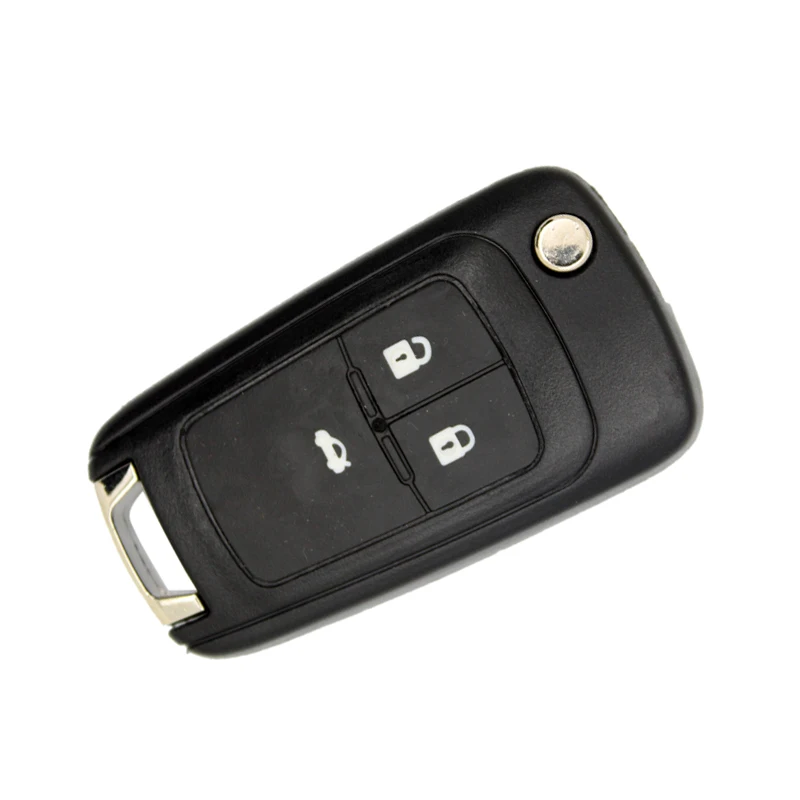 Folding Flip Key Shell Case For Chevrolet Cruze Spark Aveo Captiva Remote Car Switchblade Cover Fob 3 Button HU100 Blade