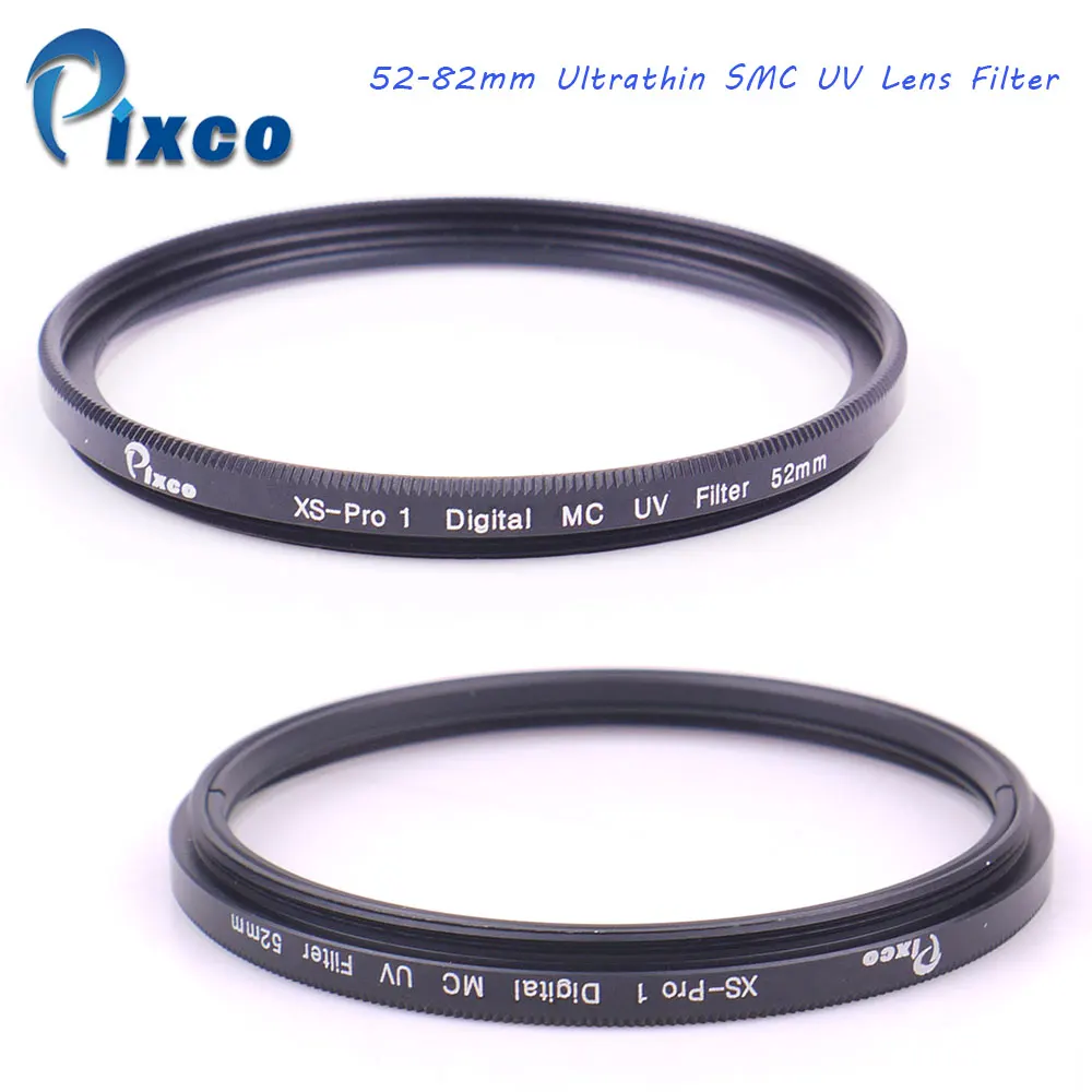 Pixco XS-Pro1 52mm/58mm/62mm/67mm/72mm/77mm/82mm Ultrathin SMC UV Digital Multi Coated Lens Filter