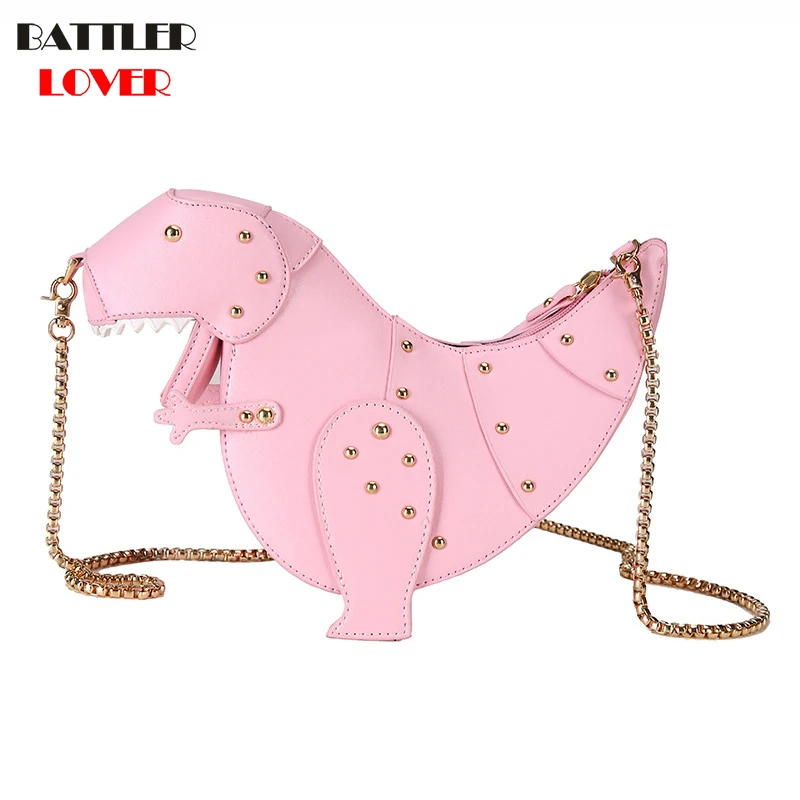 New 3D Dinosaur Shaped Bag Womens Handbags Crossbody Bags Girls Shoulder Messenger Bag Women Mujer Femme Handbag for Women 2021