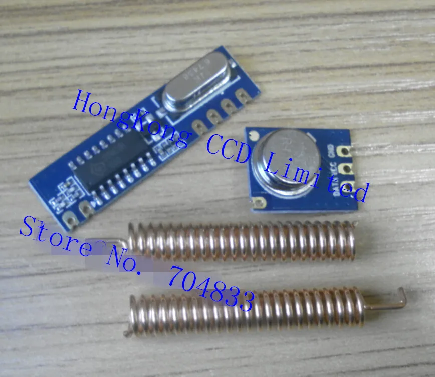 ASK module STX882 + SRX882 + spring antenna