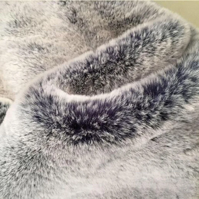 Top Quality Warm Faux Fur Fabric 2-3cm Long Hairy Imitation Mild Rabbit Fur Fabric DIY Fur Collar of Winter Coat 165cmx50cm 1pcs