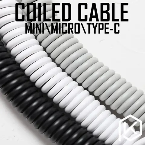 Coiled USB Cable for Mechanical Keyboard DURGOD