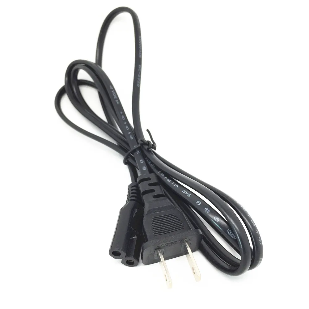 EU/US Plug 2-Prong AC Power Cord Cable Lead FOR Sony Battery Charger BC-V615/A BC-CSK BC-BG1 BC-TRG BC-VC10 BC-TR30