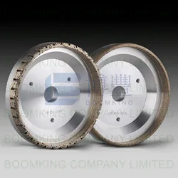 BOOMKING Good diamond wheels Diameter 150,hole 12/22mm,grit 80#/100#/140#/180#/230# for glass straight bevelling machine