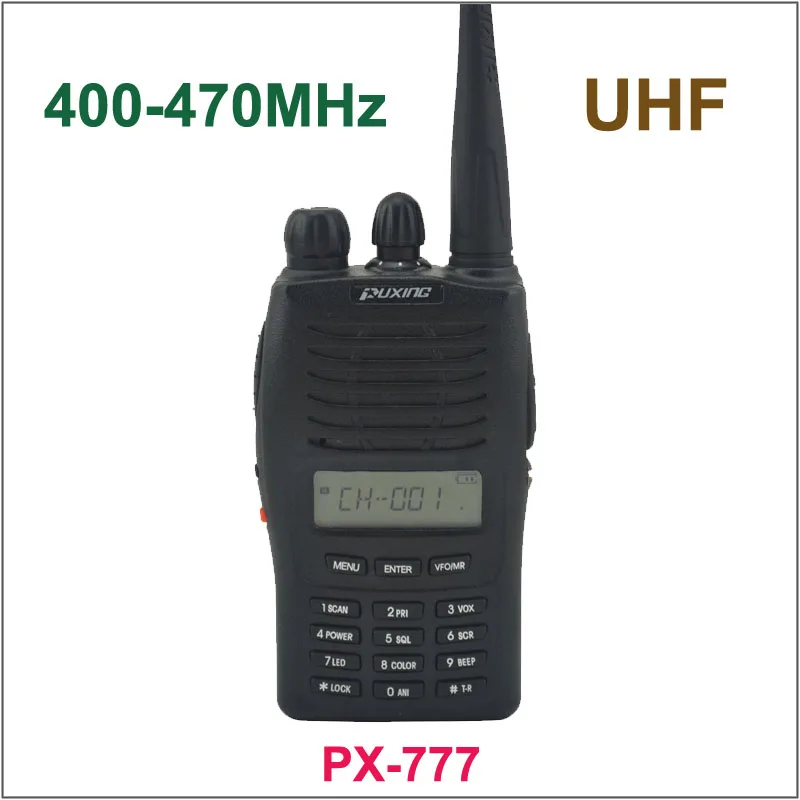 New Arrival PUXING PX-777 UHF 400-470MHZ PX777 Radio ham radio