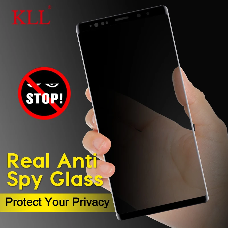 

3D Anti-spy Tempered Glass for Samsung Galaxy S10 S9 S8 S20 Plus S22 S21 Ultra Privacy Glass Galaxy Note 20 10 9 Anti-Peep Film