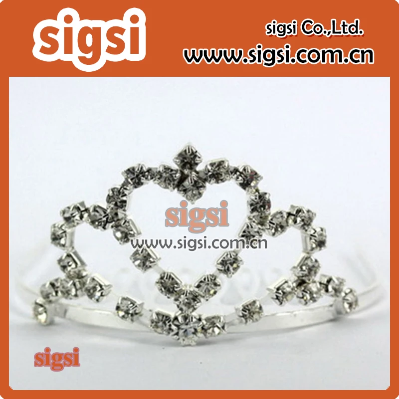 Unique design accessories crown shape rhinestone comb for any occassion