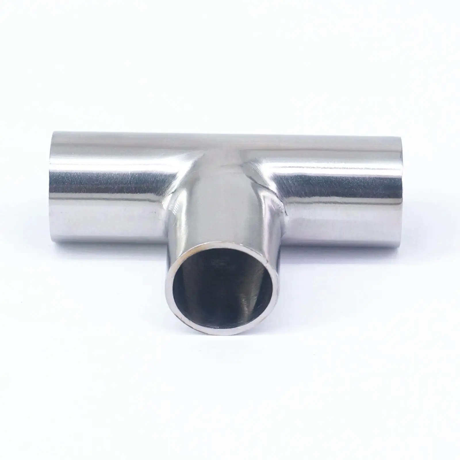 19Mm O/D 304 Rvs Sanitair Weld Tee Connector Pijp