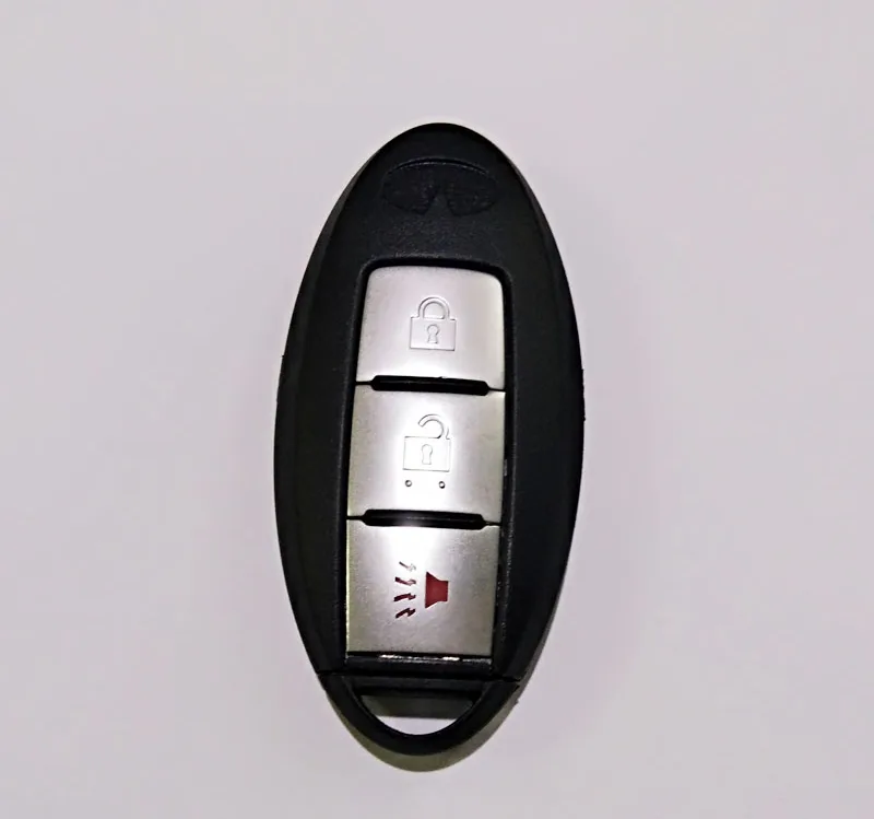 

Keyless Entry 3 Buttons Smart Remote Control Key Shell Case For Infiniti G25 GTR Without Side Groove Fob Key Cover (Old Models)