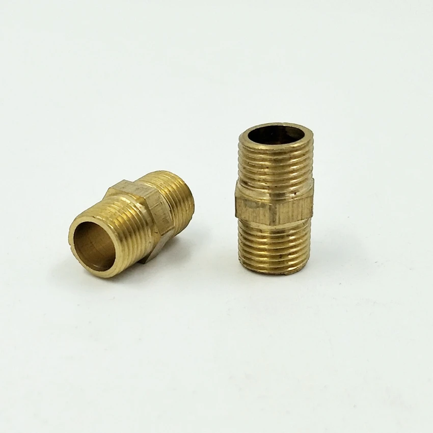 10pcs/lot Male straight Connector 1/8''  Brass fittings