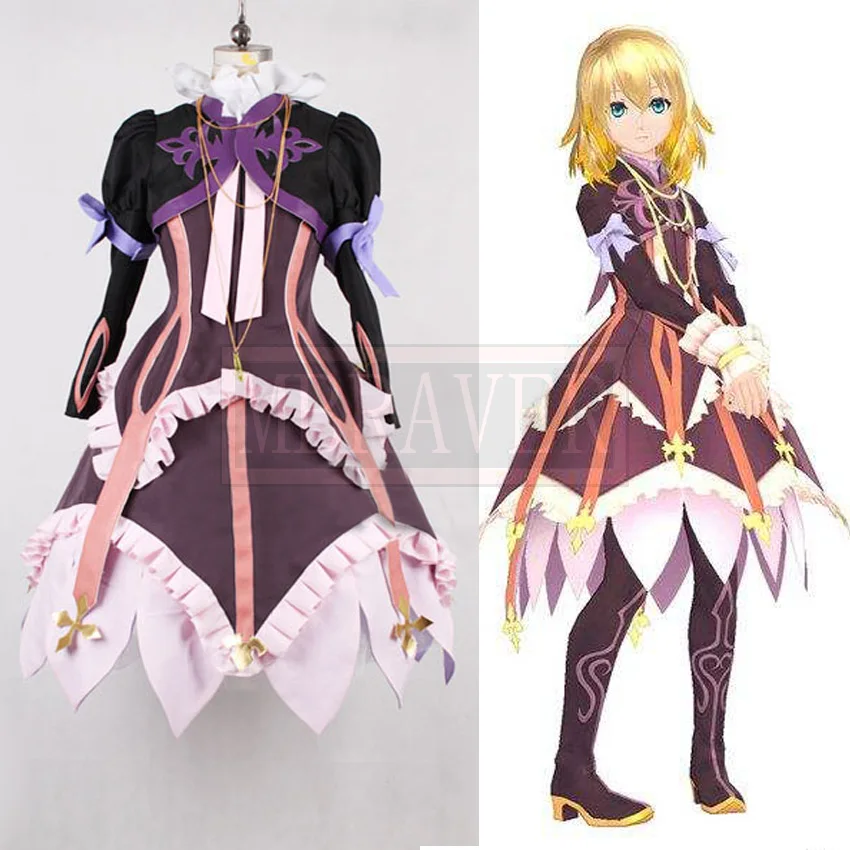 

Game Movie Anime Tales of Xillia Eliza Lutus Fashion Uniforms Cosplay Costume Custom-made Any Size