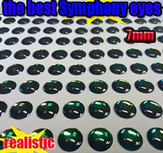 2023new fishing lure eyes symphony eyes the best fly eyes size:7MM quantity:500pcs/lot