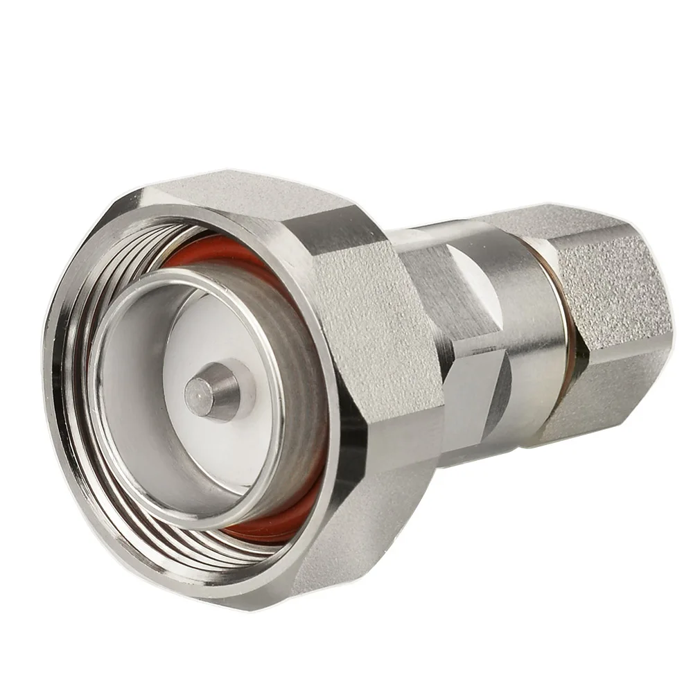 Superbat 7/16 Din Male Rf Coaxiale Connector Voor Golfkarton Koper 1/2 "Kabel Super Flexibele