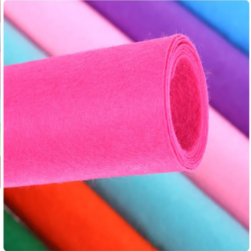 1 Piece 40*50 Cm Felt Fabric DIY Crafts for Kids Manual Animals Toys Flowers Garland Sewing Storage Home Decor Christmas Felt