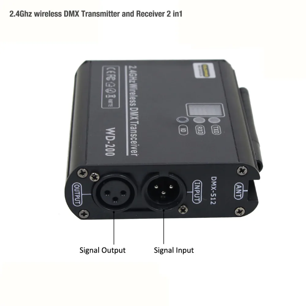 2.4Ghz 무선 DMX 수신기 및 송신기 컨트롤러, 양방향 LED 무대 조명 컨트롤러, 2 in 1, 새로운 스타일