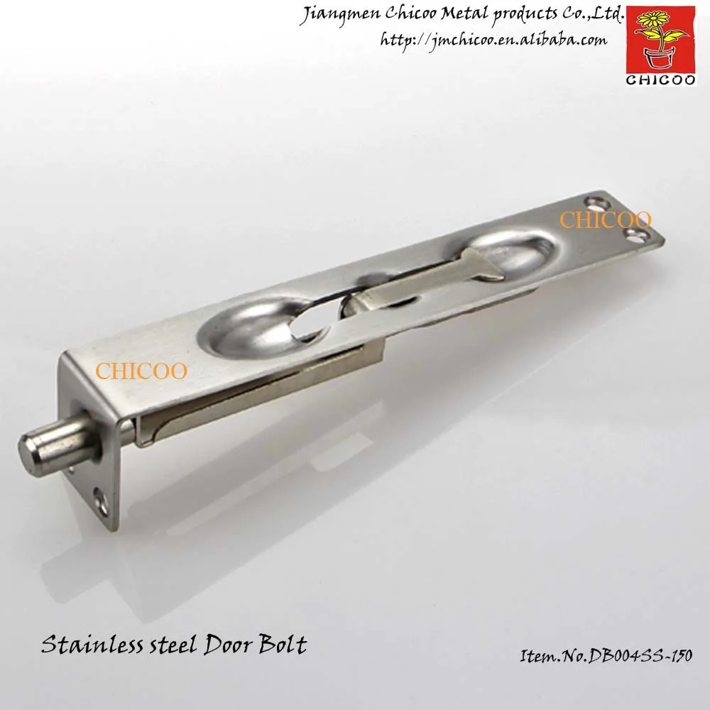 whollesale 10 pieces 6 Inch Flush Door Bolt Lever Action Slide Lock Concealed Sliding Door Deadbolt