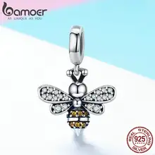 925 Silver Bee Charm Pendant for Bracelets #6