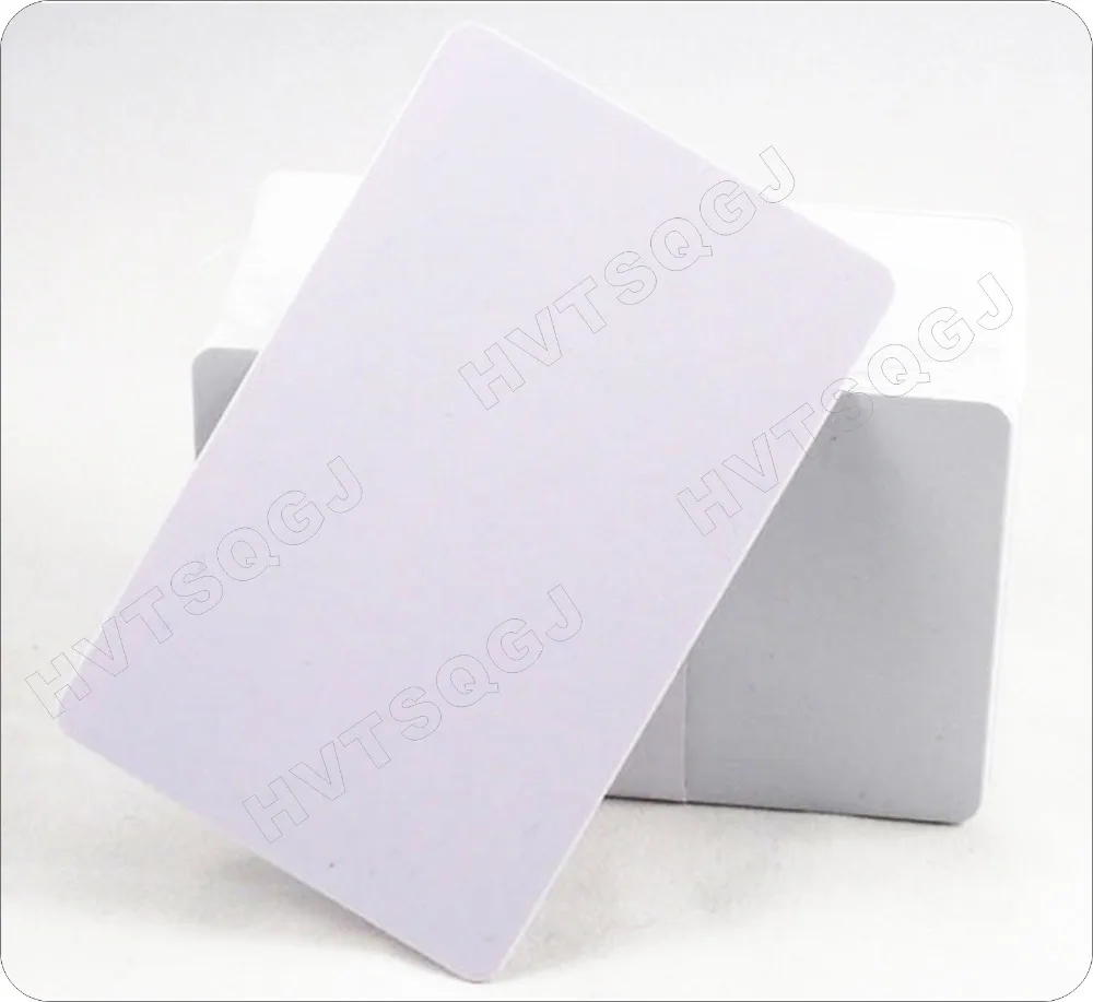 100pcs/lot Free shipping 13.56mhz inkjet printable UID RFID Blank PVC card