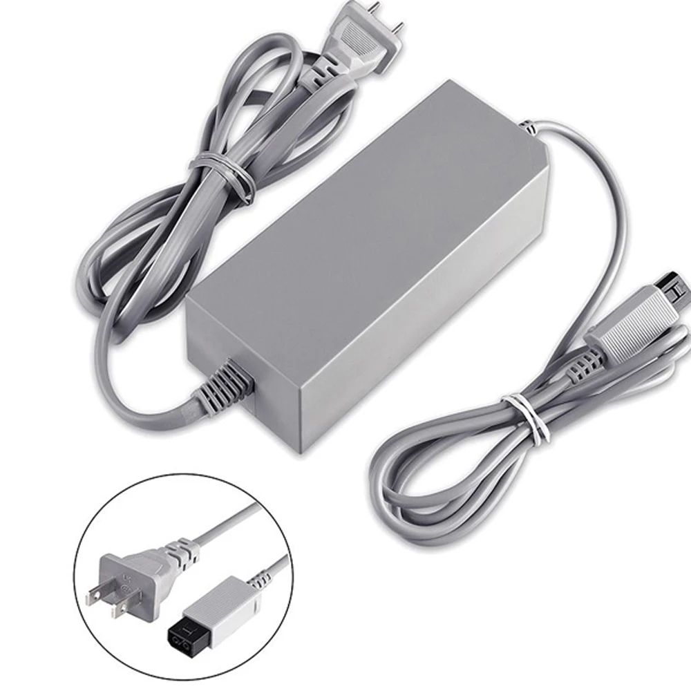 

100 PCS a lot US Plug AC Power Adapter for Wii Gamepad Controller joypad