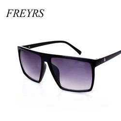 Vintage Steampunk Square Sunglasses Men SKULL Logo All Black Coating Sun Glasses Women Brand Designer Retro gafas de sol 5044