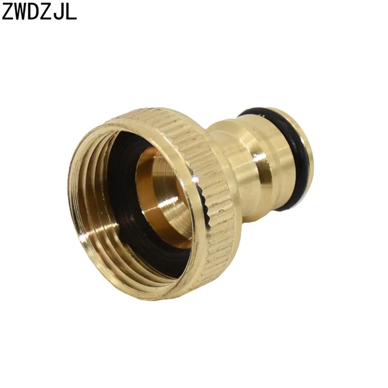 Brass tap 3/4 Female Quick Connector Washing Machine Garden water gun Quick Connect adapter 1pcs