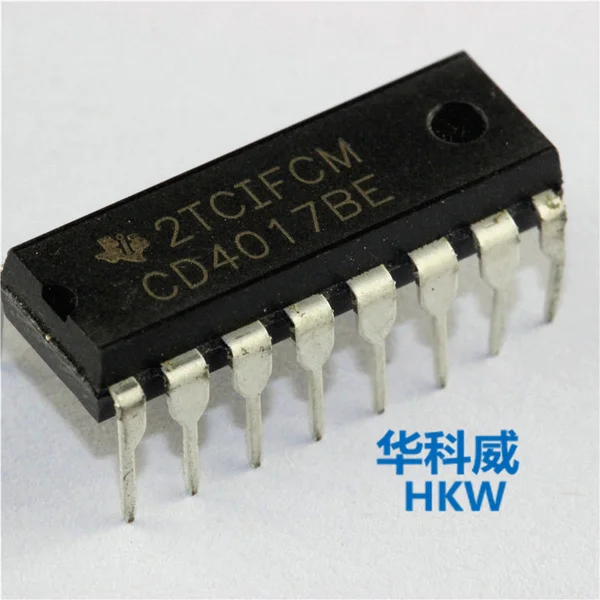 Line CD4017BE DIP-16 CD4017 4017 imporphilipchip 소수 카운터 분배기
