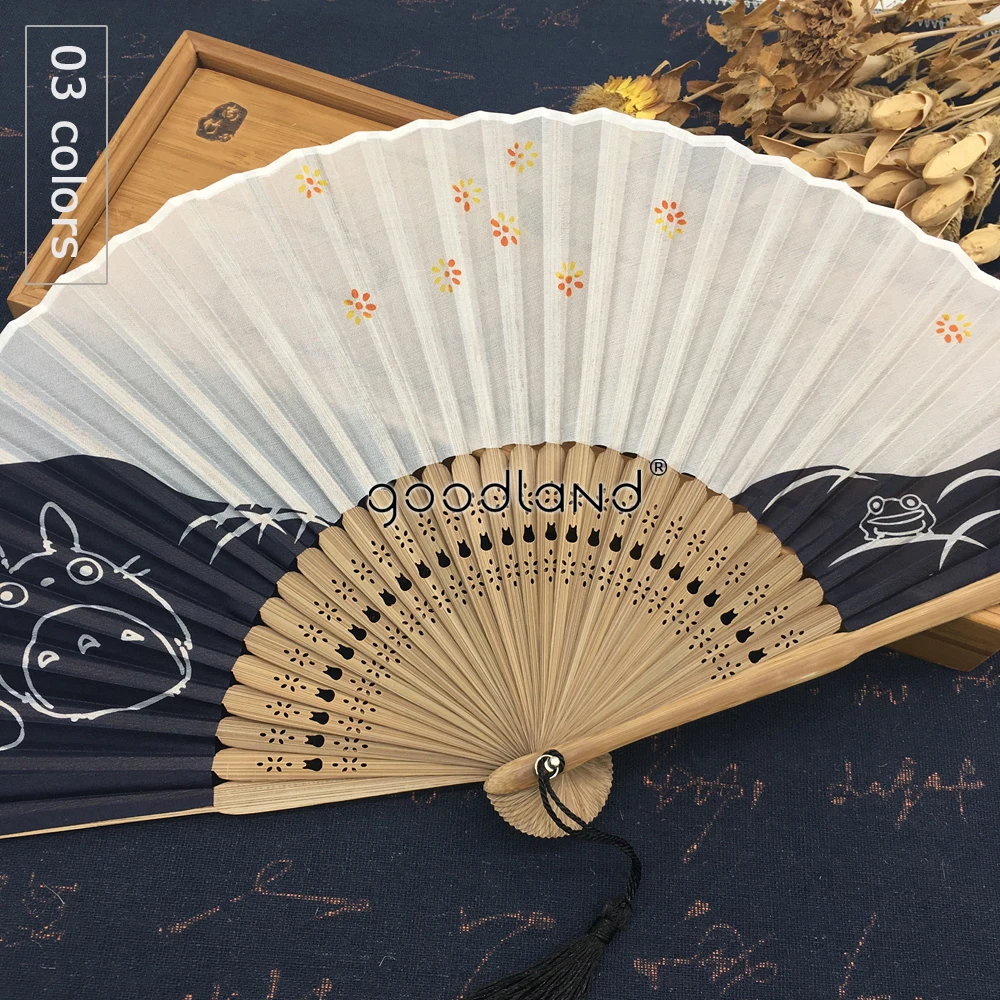 1pcs Summer Woman Lady Man Lovers Party Wedding Dancing Gift Japanese Toroto Silk Fabric Bamboo Folding Hand Fan