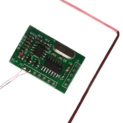 134,2 KHZ Moduł odczytu znaczników zwierząt EM4305 Moduł czytnika pierścieni na ucho UART (9600, N, 8, 1) 5V 25mA