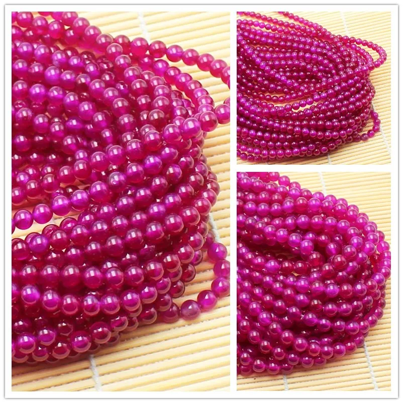 Plum agates 6mm 8mm Round Loose beads 15