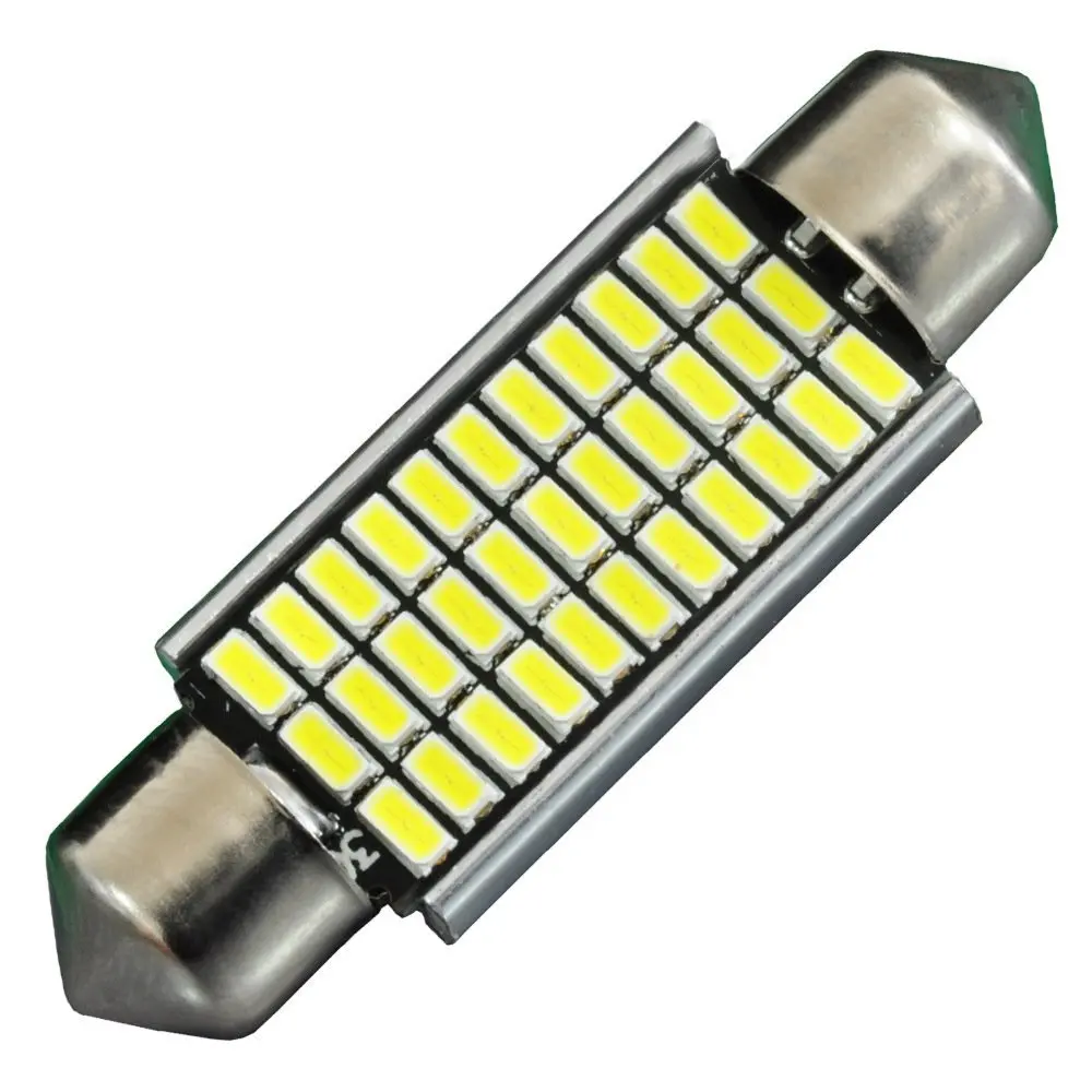 6X330LM Extremely Bright EX Chipsets Error Free 9mm x 42mm 3014 33smd 569 578 211-2 212-2 LED Bulbs White