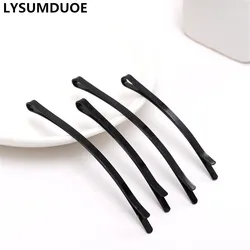 Fashion 24Pcs/Lot Women Hairpins Barrette One Word Hair Clips Black Dripping Hairclips Solid Cute Wedding Girls Hair Accessories