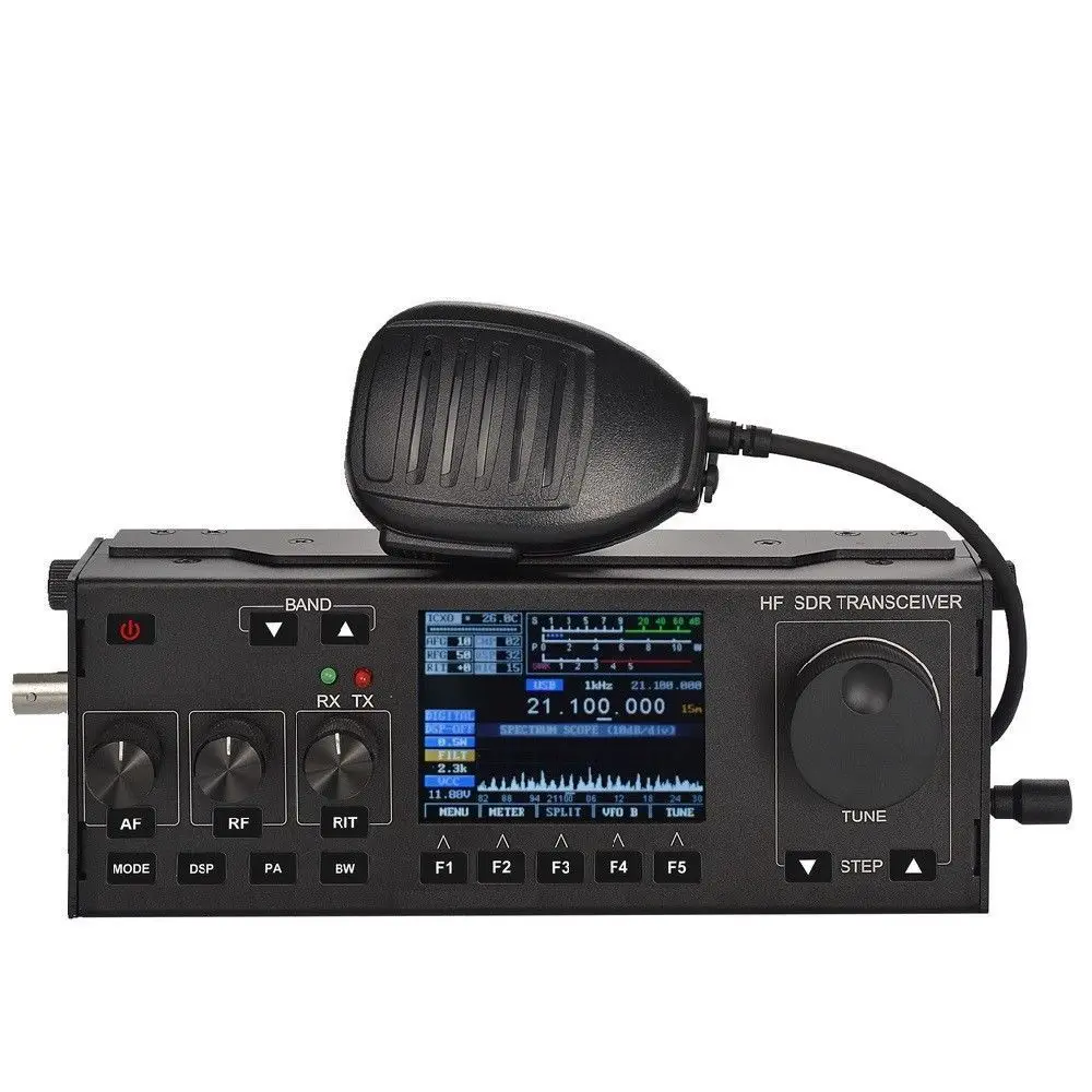 10-15W RS-918 SSB HF SDR HAM Transceiver Transmit Power TX 0.5-30MHz V0.6 DF8OE\'s bootloader version 4.0.0 Compatible with MCHF