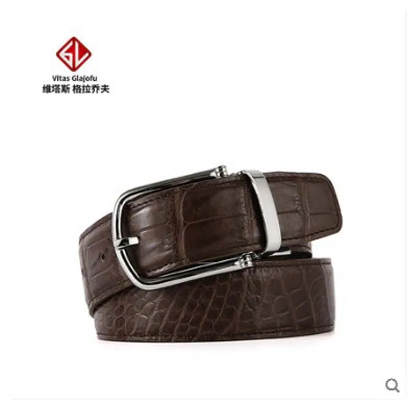 weitasi Crocodile belt stainless steel buckle belt