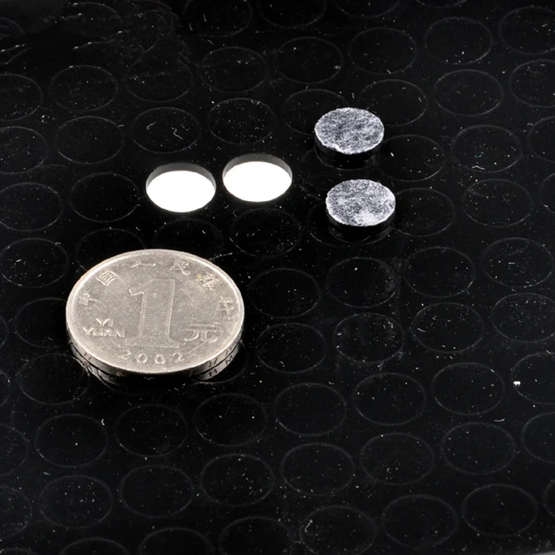 100pcs 8mm x 1mm clear Black anti slip silicone rubber plastic bumper damper shock absorber self-adhesive silicone feet pads