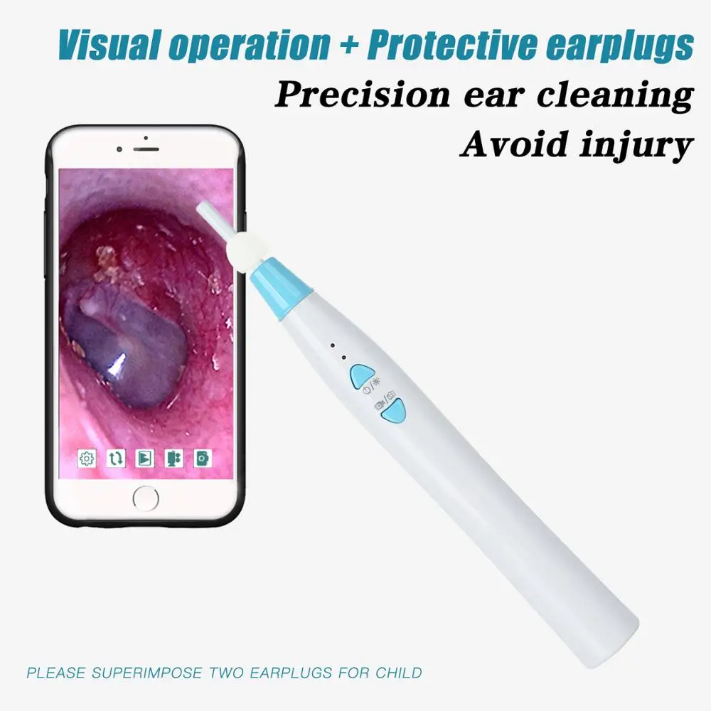 3.9mm/5.5mm WIFI/USB Ear Pick Endoscope Water-proof Otoscope