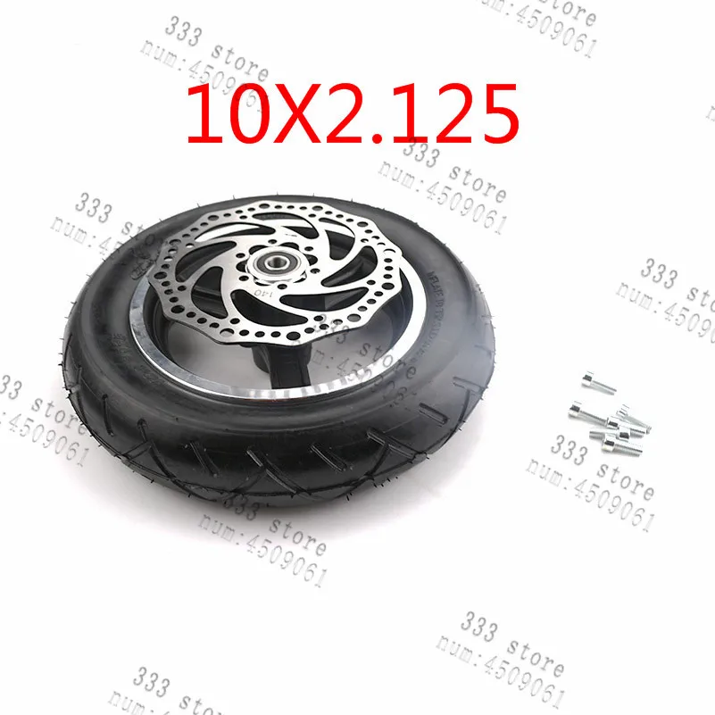 10x2.125 DISC BRAKE for self balancing electric scooter self Smart Balance 10x2.125 tire hoverboard WHEEL  RIM Tire inner tube