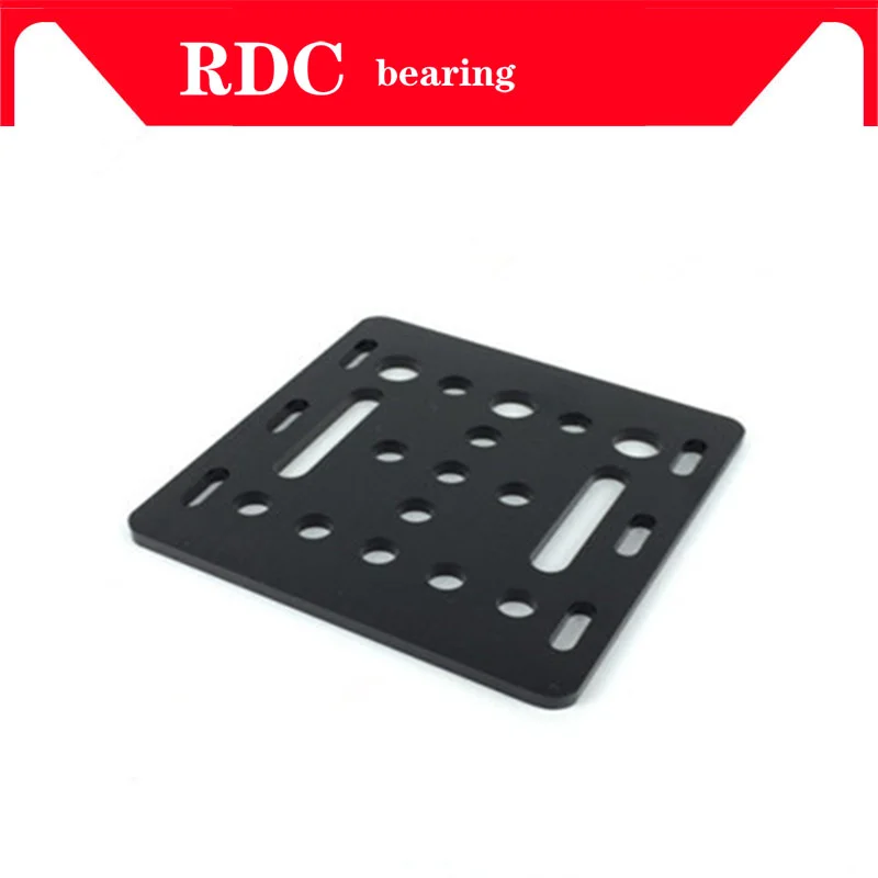 

1PCS 3D Printer part Openbuilds V-Slot Gantry Plate 20mm black sand blasting 65.5mmx65.5mmx3mm