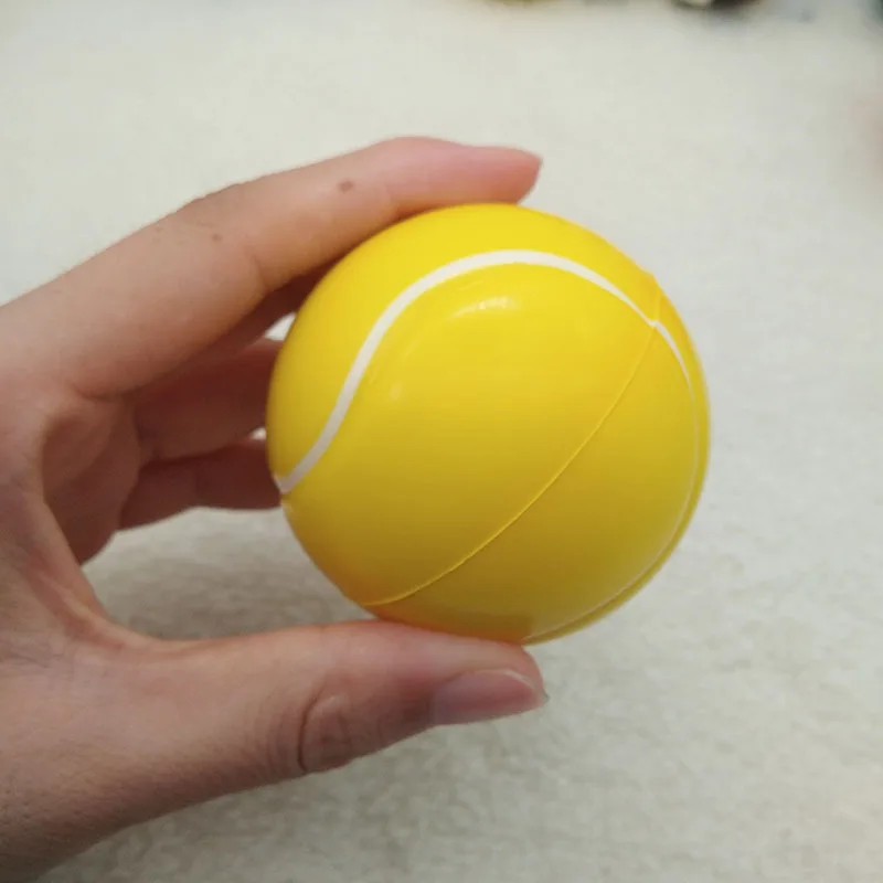 Kawaii AntiStress Toys Relief Tennis Balls Soft Foam Rubber squeeze Ball Funny Toy for Children Kids 6pcs 6.3cm