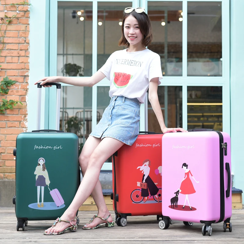 Dressdream – valise à roulettes de 20 pouces pour femmes, 22 sacs de voyage