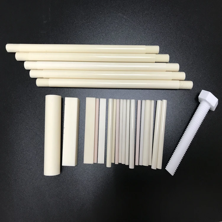 

99.5% alumina ceramic rod / wear high temperature ceramic rod / solid rod / diameter = 0.8mm