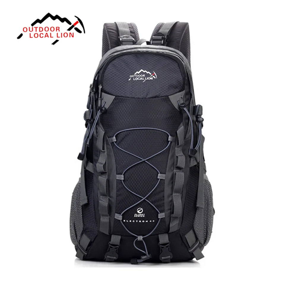 1Pcs Outdoor Sport Bag LOCAL LION 40L Backpacks Travel Bag Men Waterproof Rucksack Backpack