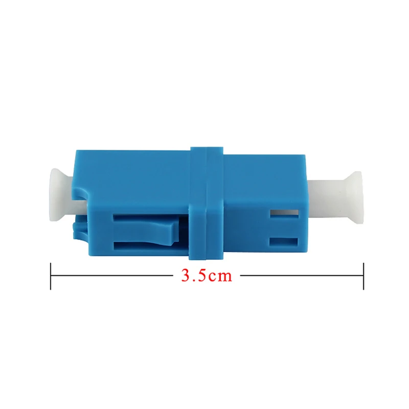 Imagem -04 - Adaptador de Fibra Óptica lc Upc Quad Quad Portas de Fibra Flange Acoplador de Fibra Óptica Fibra Óptica Atenuador Conector de Fibra 25 Pcs lc