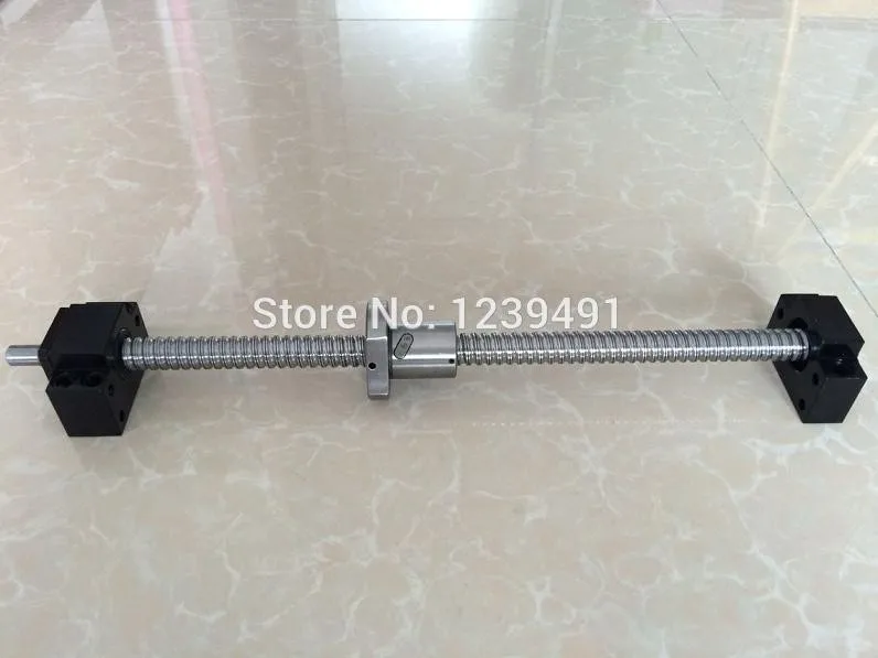 

SFU2010 ballscrew 300mm 400mm 500mm 600mm 700mm 800mm 900mm 1000mm 1200mm 1500mm + SFU2010 Ball Nut + BK15 BF15 support