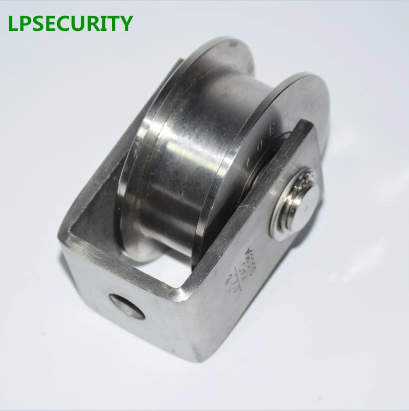 304 stainles steel gate roller /gate slide/gate wheel/gate pulley with H shape groove 2 inch model total height 54mm